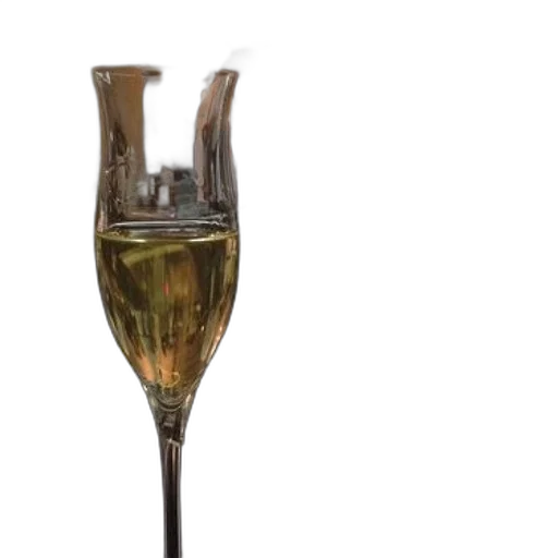 staff, bottle, 3d render, glass transparent PNG cut-out