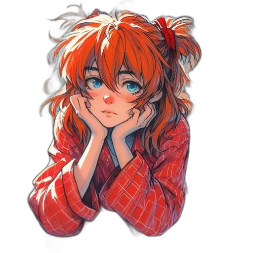 jacket, face, dragon, dress transparent PNG cut-out