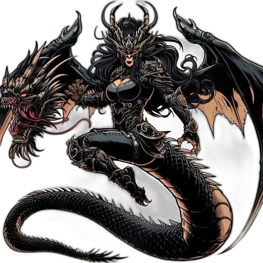 dragon, concept art, fantasy art, comic book art transparent PNG cut-out