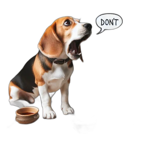 animal, photorealistic, concept art, beagle transparent PNG cut-out