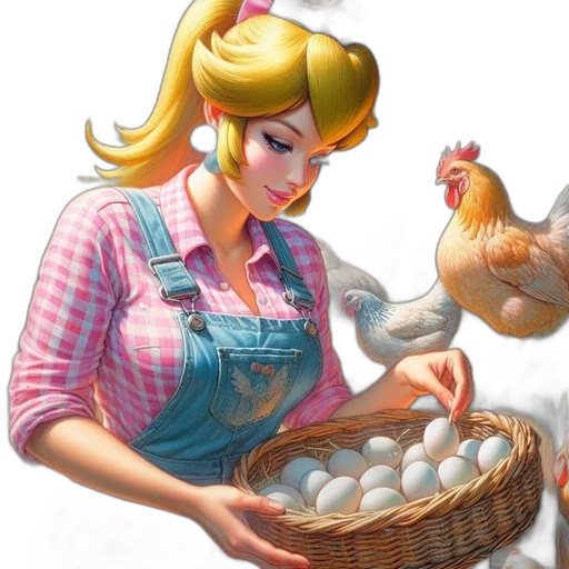 food, photorealistic, concept art, oil painting transparent PNG cut-out