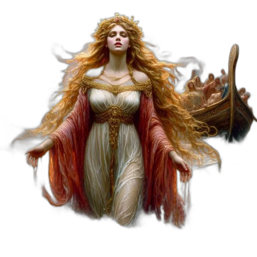 staff, dragon, dress, fantasy art transparent PNG cut-out