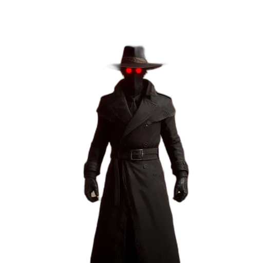 hat, jacket, mask, concept art transparent PNG cut-out