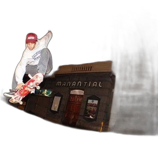photorealistic, concept art, 3d render, skateboarder transparent PNG cut-out
