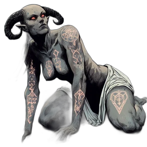 creature, concept art, fantasy art, comic book art transparent PNG cut-out