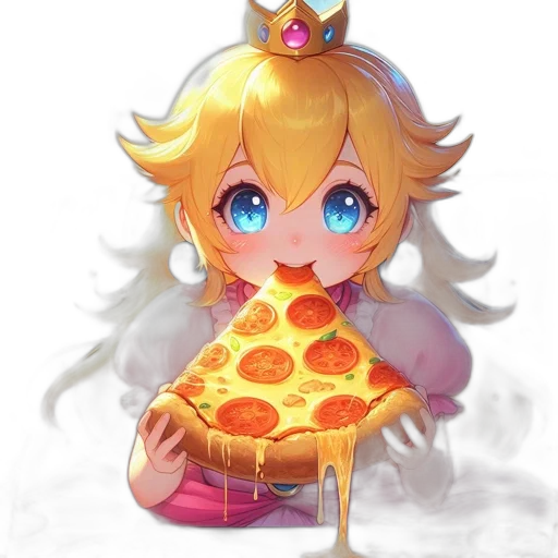 food, crown, weapon, pixel art transparent PNG cut-out