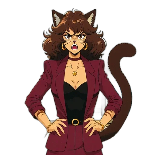 staff, cartoon, anime, pixel art transparent PNG cut-out