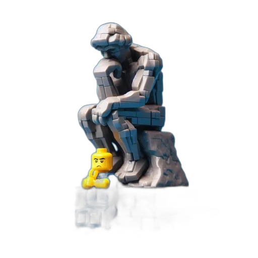 robot, furniture, 3d render, concept art transparent PNG cut-out