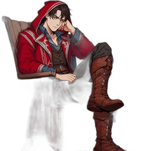 jacket, concept art, fantasy art, pixel art transparent PNG cut-out