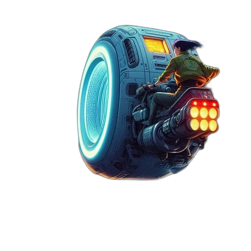 robot, weapon, mask, creature transparent PNG cut-out
