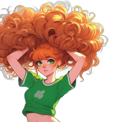 hair, crown, cartoon, anime transparent PNG cut-out