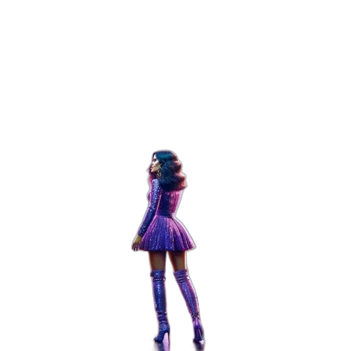 dress, weapon, robot, staff transparent PNG cut-out
