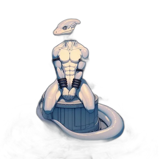 robot, hat, creature, bottle transparent PNG cut-out