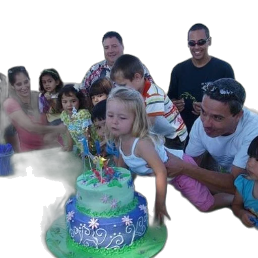 3d render, underwater, group, people transparent PNG cut-out