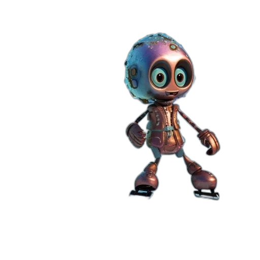 robot, creature, animal, staff transparent PNG cut-out