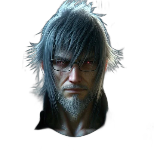 face, hair, staff, mask transparent PNG cut-out