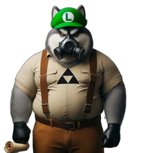 mask, animal, creature, staff transparent PNG cut-out