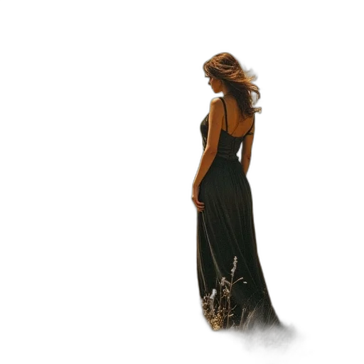 dress, jewelry, crown, hair transparent PNG cut-out