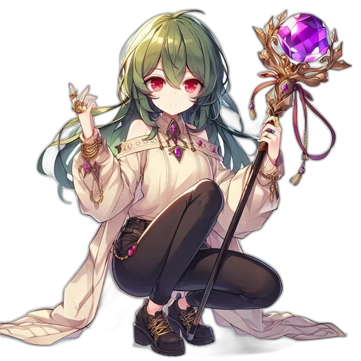 staff, weapon, flower, sword transparent PNG cut-out