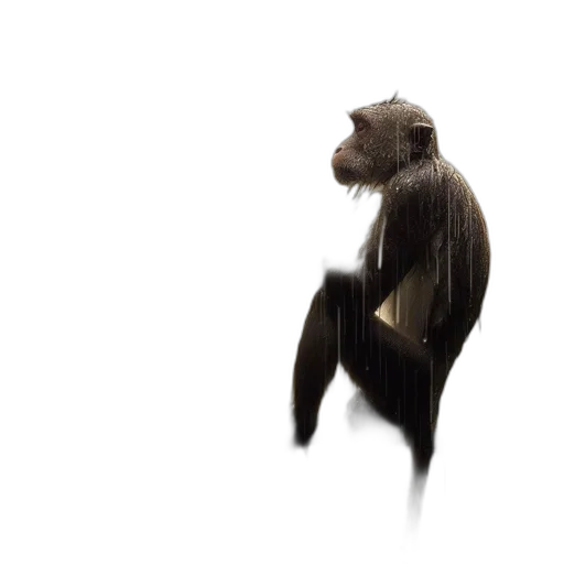 animal, creature, hair, staff transparent PNG cut-out