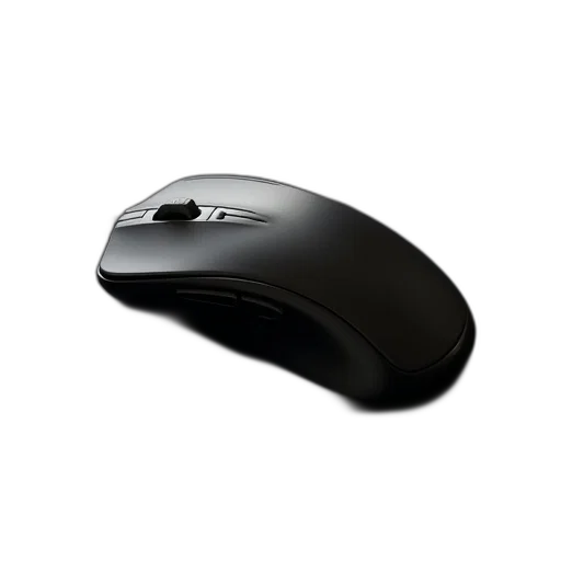 3d render, photorealistic, black, computer transparent PNG cut-out
