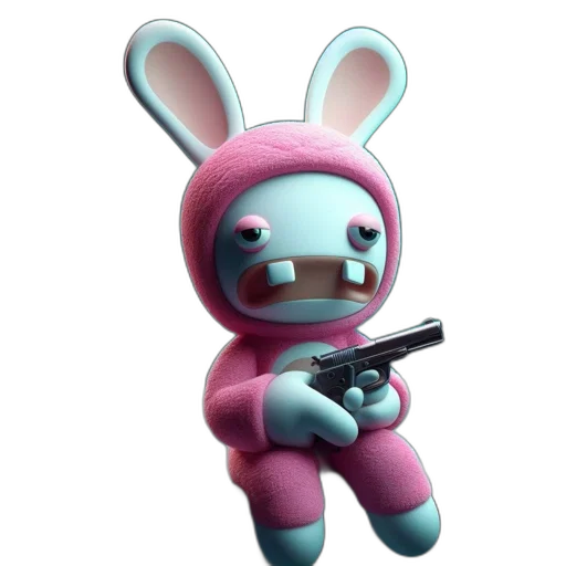 weapon, animal, 3d render, concept art transparent PNG cut-out