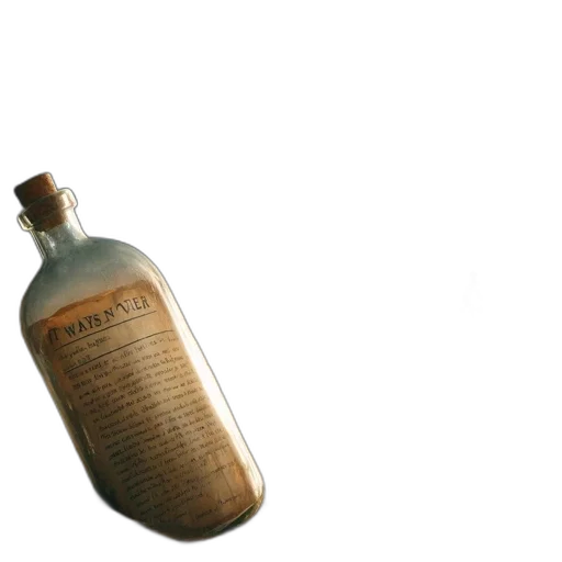 bottle, weapon, hair, dress transparent PNG cut-out