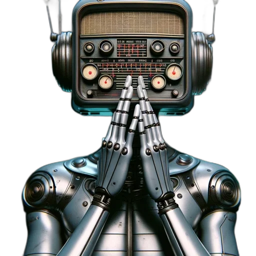robot, weapon, staff, cyberpunk transparent PNG cut-out