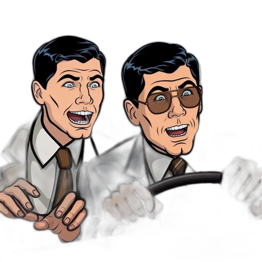 face, mask, cartoon, comic book art transparent PNG cut-out