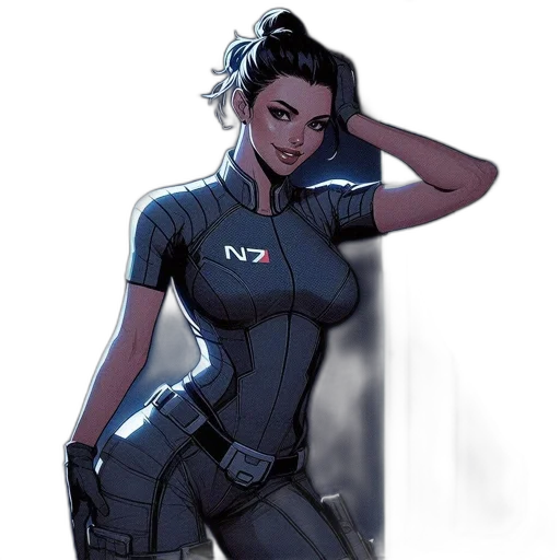 robot, staff, jacket, weapon transparent PNG cut-out
