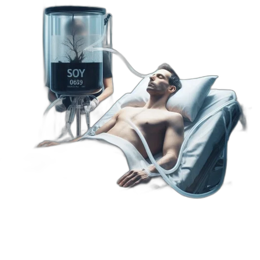 robot, concept art, underwater, sterile transparent PNG cut-out