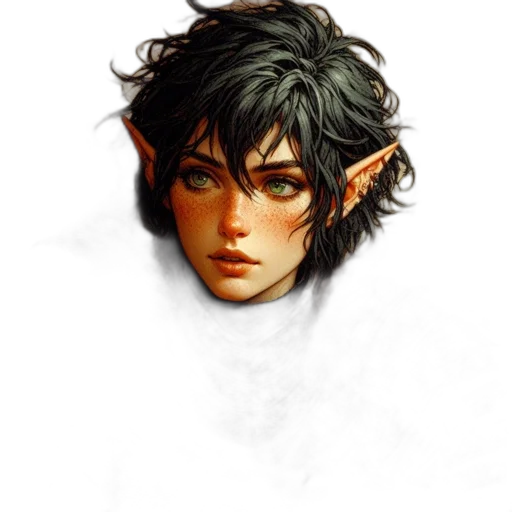 dragon, face, staff, fantasy art transparent PNG cut-out
