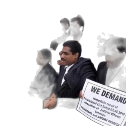 3d render, group, lawyers, black transparent PNG cut-out