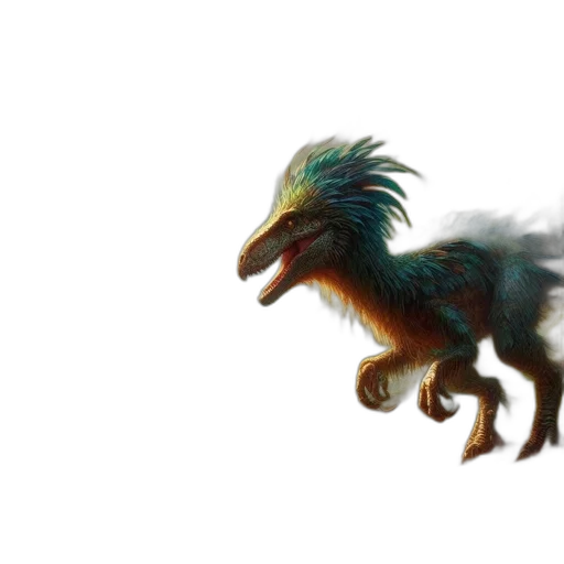 dragon, creature, animal, hair transparent PNG cut-out