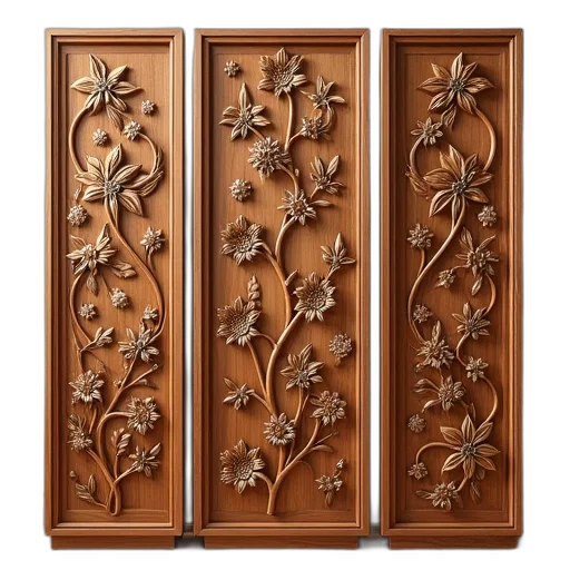 furniture, 3d render, three, panel transparent PNG cut-out