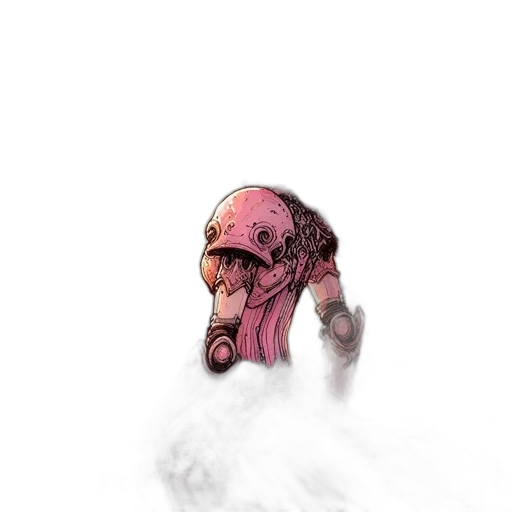 mask, robot, creature, face transparent PNG cut-out