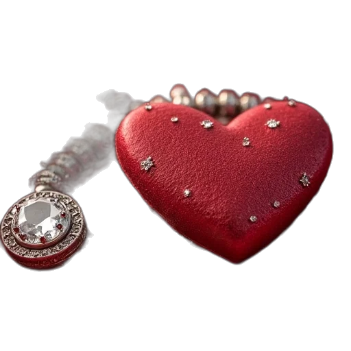 jewelry, 3d render, photorealistic, red transparent PNG cut-out