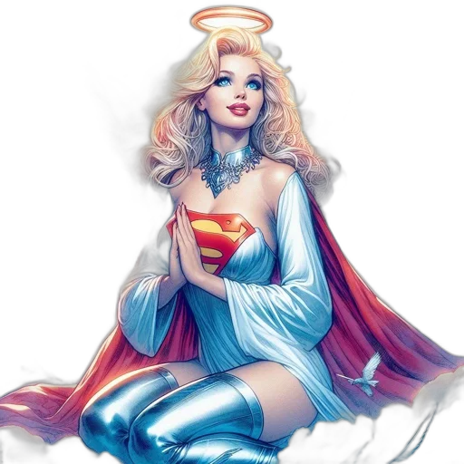 comic book art, concept art, fantasy art, cartoon transparent PNG cut-out