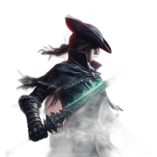 dragon, mask, staff, sword transparent PNG cut-out