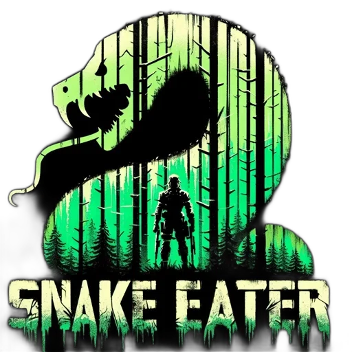 concept art, pixel art, large, snake transparent PNG cut-out
