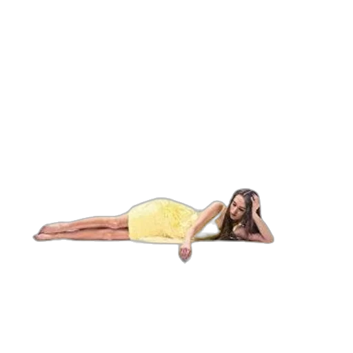 dress, staff, hair, creature transparent PNG cut-out
