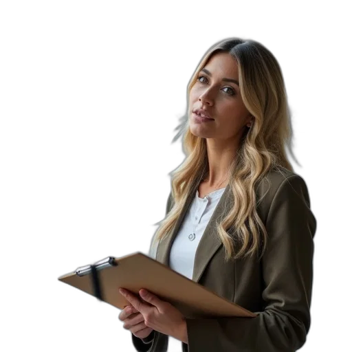 staff, jacket, face, newscast transparent PNG cut-out