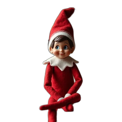 staff, 3d render, small, christmas transparent PNG cut-out