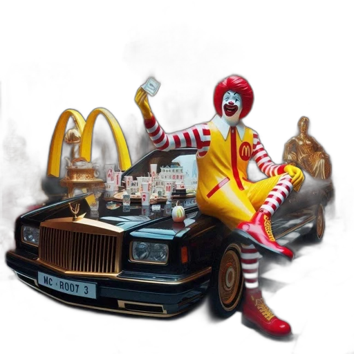 car, food, robot, photorealistic transparent PNG cut-out