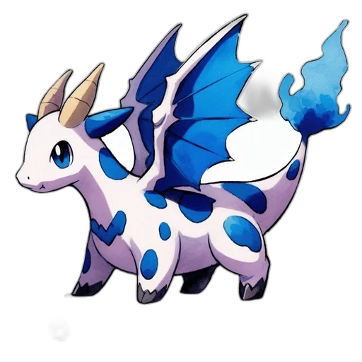 dragon, animal, creature, staff transparent PNG cut-out