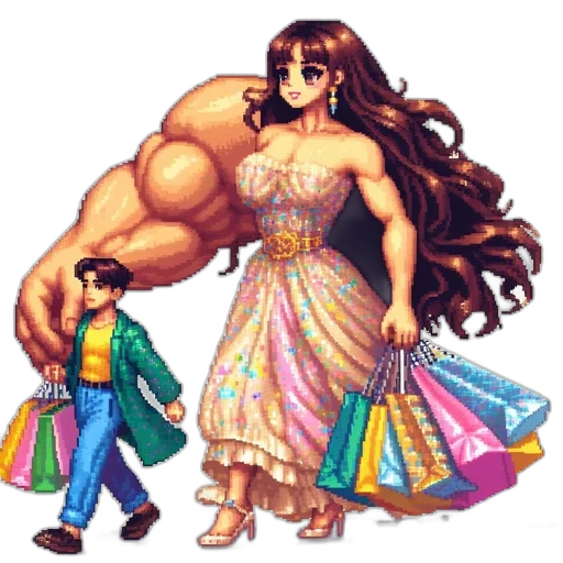 dress, pixel art, fantasy art, concept art transparent PNG cut-out