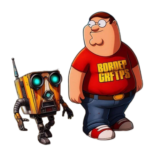 robot, weapon, staff, concept art transparent PNG cut-out