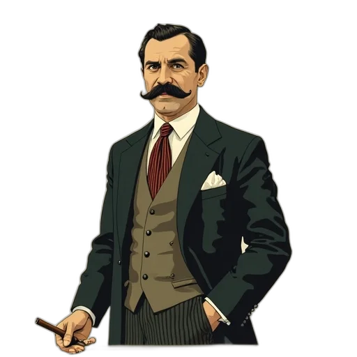 staff, face, jacket, pixel art transparent PNG cut-out