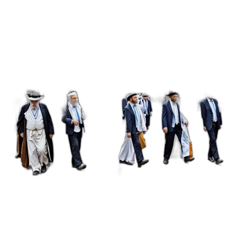concept art, bustling, city, street transparent PNG cut-out