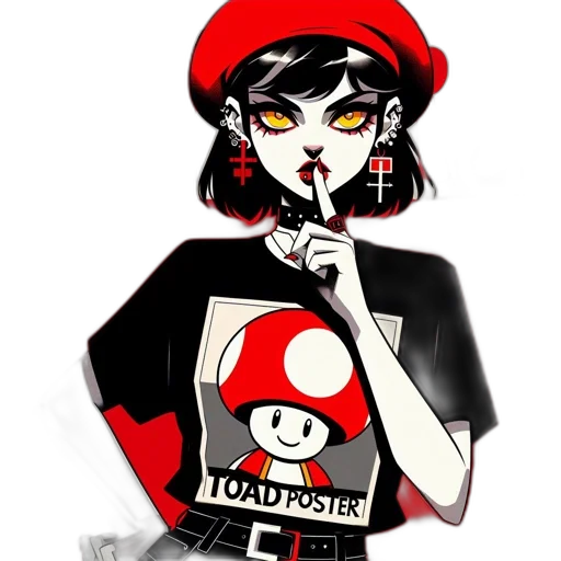 staff, hat, pixel art, cartoon transparent PNG cut-out